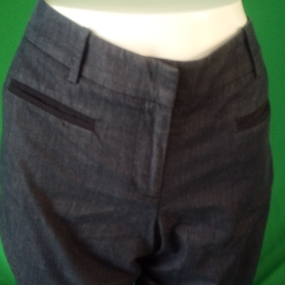 LOFT Julie capri dress pants gray sz 8p - Picture 5 of 7